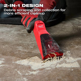 Milwaukee 49-90-2047 AIR-TIP Debris Scraper Vacuum Attachment for Rigid Surface Debris Cleanup - 7