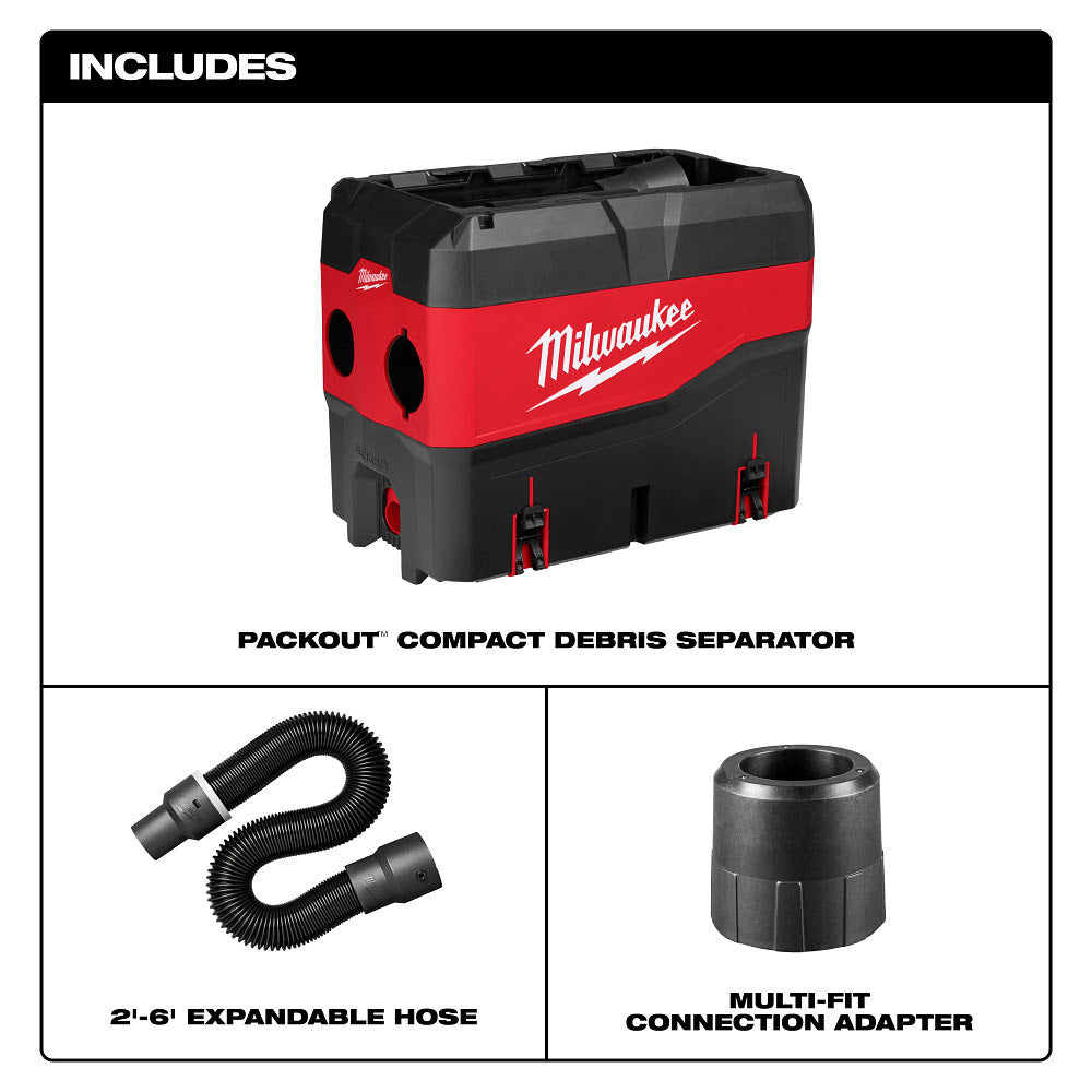 Milwaukee 49-90-2200 PACKOUT Compact Debris Separator - 2