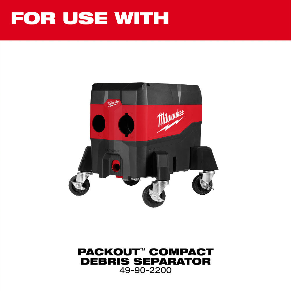 Milwaukee 49-90-2201 Caster Kit for Debris Separator - 4