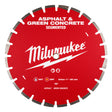 Milwaukee 49-93-7245 16" Asphalt & Green Concrete Segmented Diamond Blade