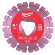Milwaukee 49-93-7261 Diamond Blade for Green Concrete, 6 in. x .100 in., Triangular Arbor (1 Pack)