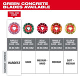 Milwaukee 49-93-7261 Diamond Blade for Green Concrete, 6 in. x .100 in., Triangular Arbor (1 Pack) - 6