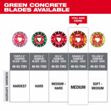 Milwaukee 49-93-7264 Orange 6” x .100” Diamond Blade for Green Concrete - 6