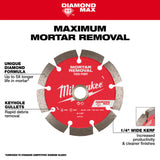 Milwaukee 49-93-7406 5" DIAMOND MAX Tuck Point Diamond Blade - 4