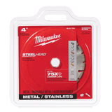 Milwaukee 49-93-7800 4" SteelHead Diamond Cut-Off Blade - 2