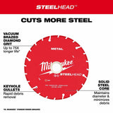Milwaukee 49-93-7825 9” STEELHEAD Metal Cutting Diamond Blade - 2