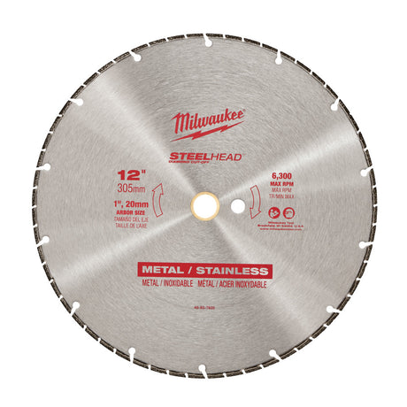 Milwaukee 49-93-7835 12" Steelhead Diamond Cut Off Blade