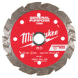 Milwaukee 49-93-9104 4-1/2" DIAMOND MAX Turbo, General Purpose Diamond Blade