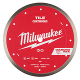 Milwaukee 49-93-9210 10" DIAMOND MAX Continuous, Tile Diamond Blade