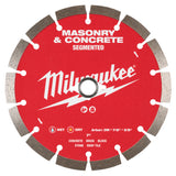 Milwaukee 49-93-9307 7" Segmented Masonry & Concrete Diamond Blade