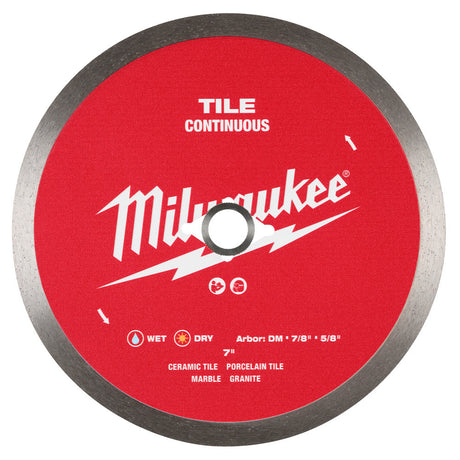 Milwaukee 49-93-9507 7" Continuous Tile Diamond Blade