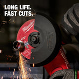 Milwaukee 49-94-0003 4-1/2 in. x 0.045 in. x 7/8 in. Type 1 Metal Cut Off Wheel (25 Pack) - 2