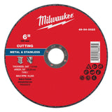 Milwaukee 49-94-0023 6 in. x 0.045 in. x 7/8 in. Metal Cut Off Wheel Type 1