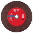 Milwaukee 49-94-0048 12 in. x 7/64 in. x 1 in. Type 1 Metal Cut Off Wheel