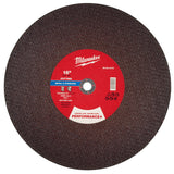 Milwaukee 49-94-0178 16 in x 1/8 in x 20 mm Performance Plus Metal Cut Off Wheel Type 1