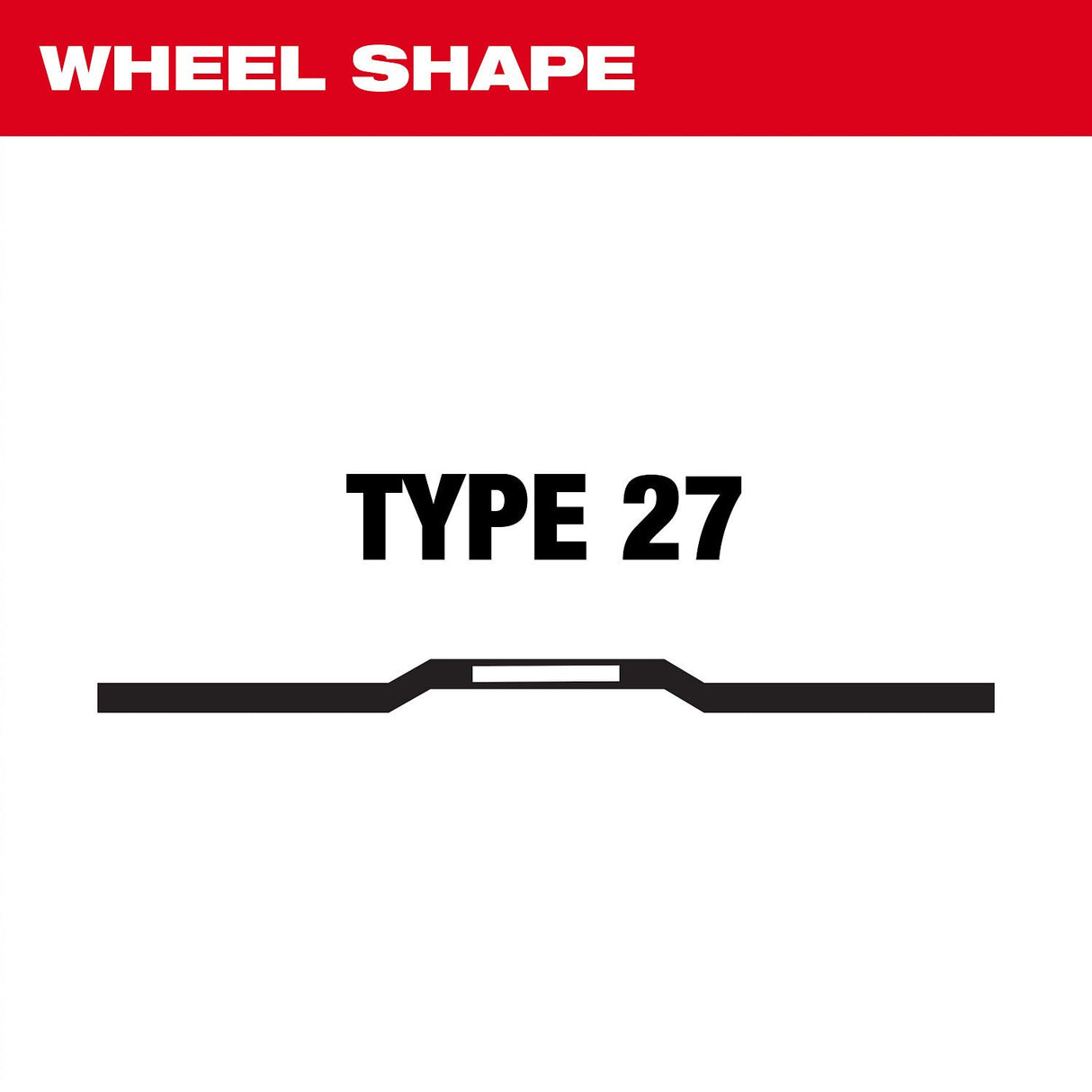 Milwaukee 49-94-0927 6 in. x 1/8 in. x 5/8-11 Performance Plus Dual Metal Cut and Grind Wheel Type 27 - 3