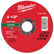Milwaukee 49-94-1905 4-1/2 in. x 1/8 in. x 7/8 in. Masonry Cut-Off Wheel Type 1