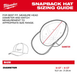 Milwaukee 505N GRIDIRON Snapback Trucker Hat Brown with Ripstop Polyester Front Panel - 6