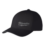 Milwaukee 507B-LXL WORKSKIN Performance Fitted Hat Moisture-Wicking UPF 50 Black LXL