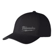 Milwaukee 507B-LXL WORKSKIN Performance Fitted Hat Moisture-Wicking UPF 50 Black LXL