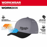 Milwaukee 507DG WORKSKIN  Performance Fitted Hat - Dark Gray - 3