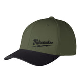 Milwaukee 507E-LXL WORKSKIN Performance Fitted Hat Moisture Wicking UPF 50 Green LXL (1 Hat)