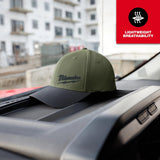 Milwaukee 507E-SM WORKSKIN Moisture Wicking Performance Fitted Hat Gray Small (1 Hat) - 5