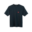 Milwaukee 601BL-2X Heavy Duty Pocket T-Shirt (601), Short Sleeve, Blue, 2X