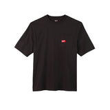 Milwaukee 601B-L Heavy Duty Pocket T-Shirt (601), Short Sleeve, Black, Large