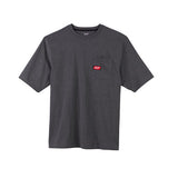 Milwaukee 601G-3X Heavy Duty Pocket T-Shirt (601), Short Sleeve, Gray, 3X - 2