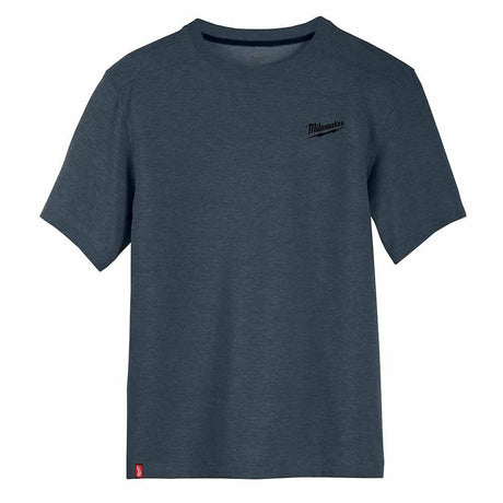 Milwaukee 603BL Hybrid Work Tee - Short Sleeve - Blue