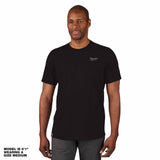 Milwaukee 603B Hybrid Work Tee - Short Sleeve - Black - 2