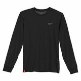 Milwaukee 604B Hybrid Work Tee - Long Sleeve - Black