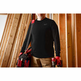 Milwaukee 604B Hybrid Work Tee - Long Sleeve - Black - 4