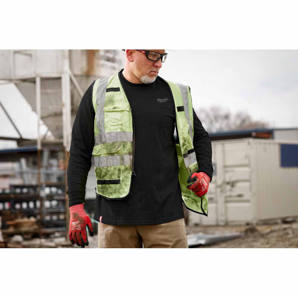 Milwaukee 604B Hybrid Work Tee - Long Sleeve - Black - 5