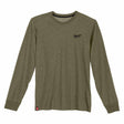 Milwaukee 604GN Hybrid Work Tee - Long Sleeve - Green