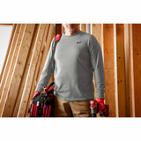 Milwaukee 604G Hybrid Work Tee - Long Sleeve - Gray - 4