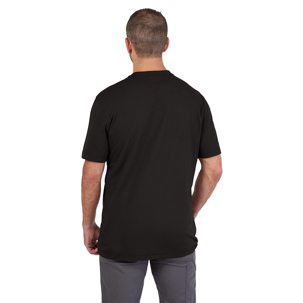 Milwaukee 605B GRIDIRON Pocket T-Shirt - Short Sleeve Black - 8