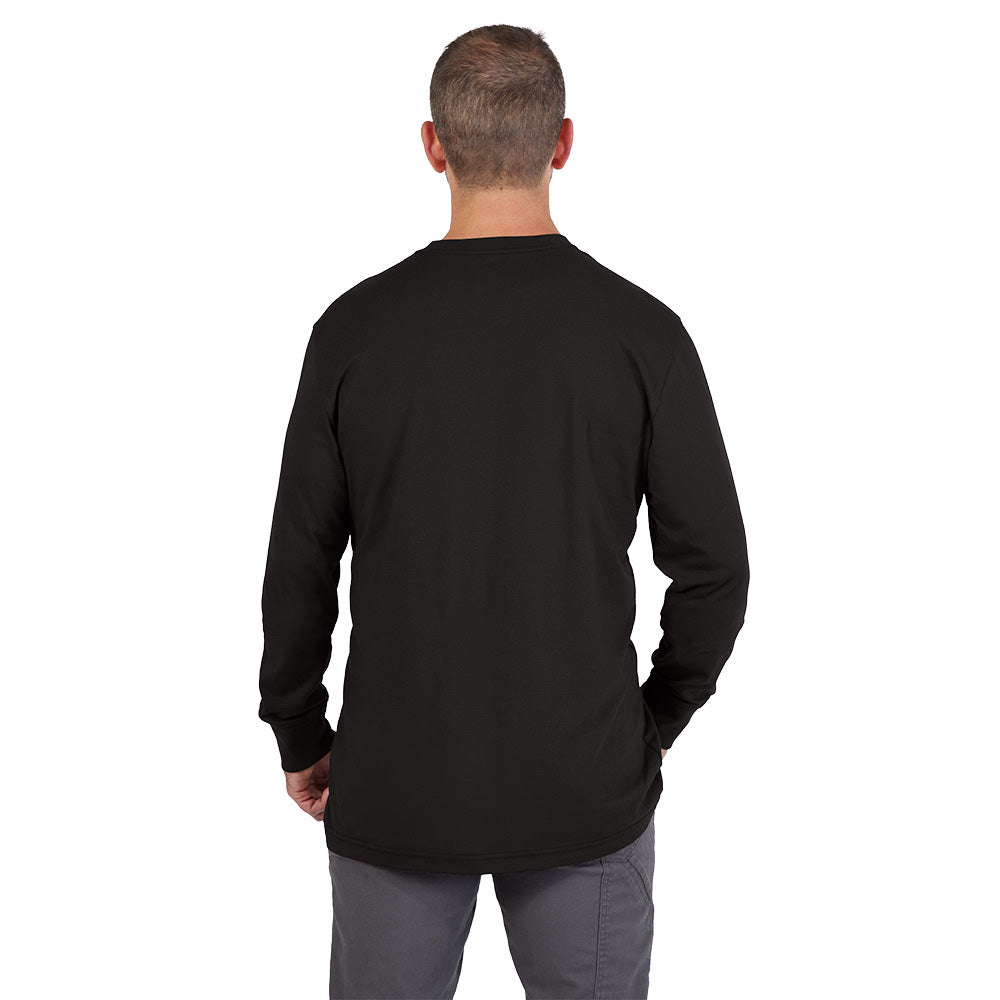 Milwaukee 606B GRIDIRON Pocket T-Shirt - Long Sleeve Black - 8