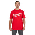 Milwaukee 607R Heavy Duty T-Shirt - Short Sleeve Logo Red