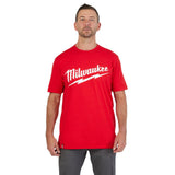 Milwaukee 607R Heavy Duty T-Shirt - Short Sleeve Logo Red