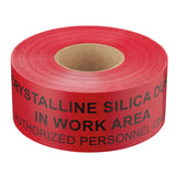 Empire Level 79-2791 3" X 1000' Danger Crystalline Silica Dust Premium - 2