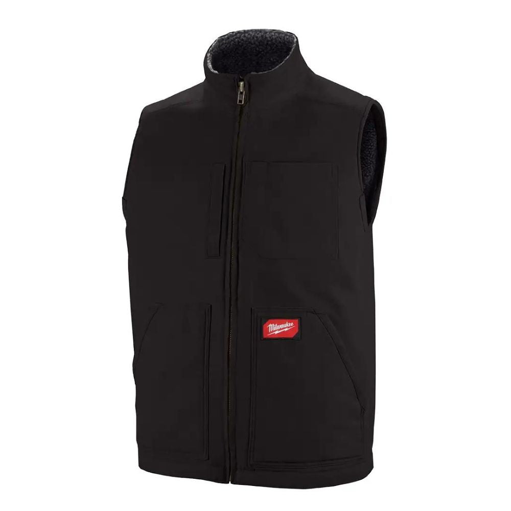 Milwaukee 801B-L Heavy Duty Sherpa-Lined Vest - Black L