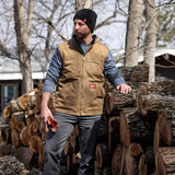 Milwaukee 801BR-2X Heavy Duty Sherpa-Lined Vest - Brown 2X - 6