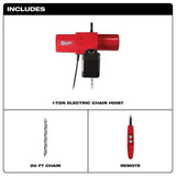 Milwaukee 9562 1/2 Ton Electric Chain Hoist - 20 ft. - 2