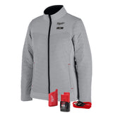 Milwaukee F102G-21 M12 Women's Gray Axis Jacket with (1) 3.0 Ah Battery and Charger - 2