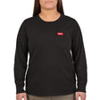 Milwaukee F551B-M Women's GRIDIRON Pocket T-Shirt - Long Sleeve Black M