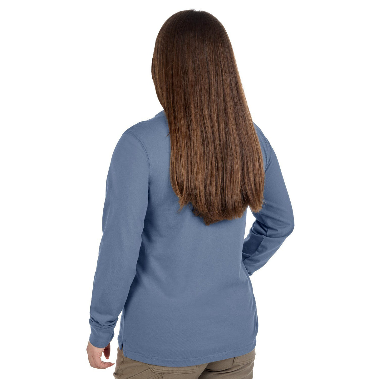 Milwaukee F551U-XS Women's GRIDIRON Pocket T-Shirt - Long Sleeve Blue XS - 7