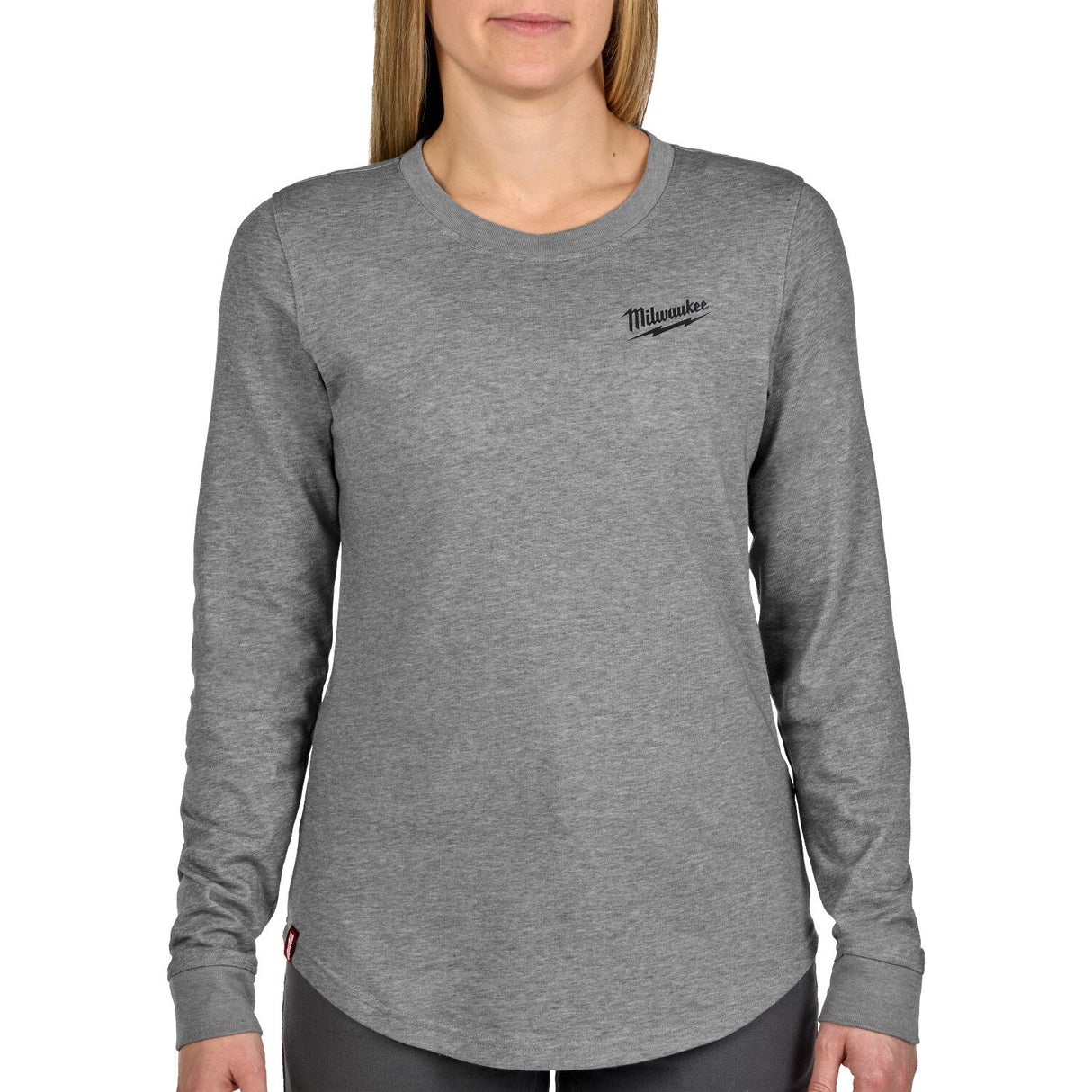 Milwaukee F552G-M Women's FREEFLEX Hybrid Tee - Long Sleeve Gray M