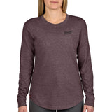 Milwaukee F552P-2X Women's FREEFLEX Hybrid Tee - Long Sleeve Purple 2X